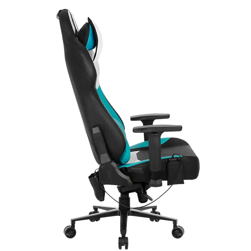 Кресло компьютерное игровое ZONE 51 IMPULSE White-Blue-1