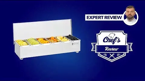Stainless Steel Condiment Holder Royal Catering RCCBS 6 | Expert review